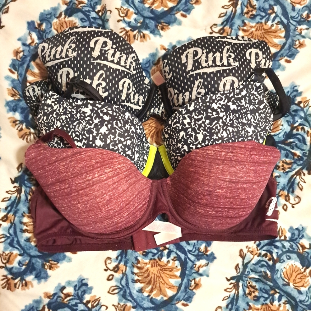 •VS PINK• Bra LOT of 3